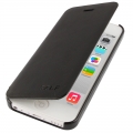 Чехол книжка SZLF Flip для iPhone 5C с флипом (черный)